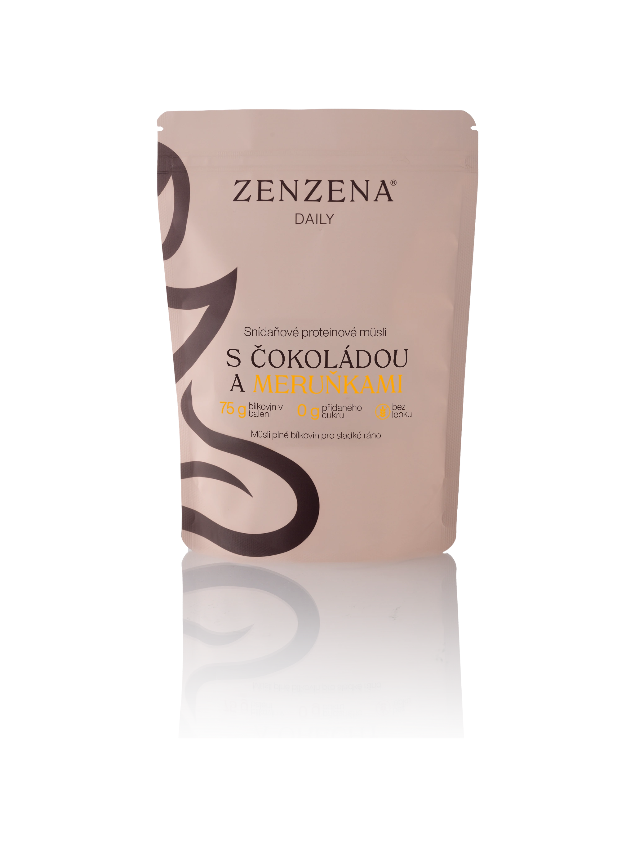 ZENZENA DAILY Proteinové müsli s meruňkami, ořechy a čokoládou